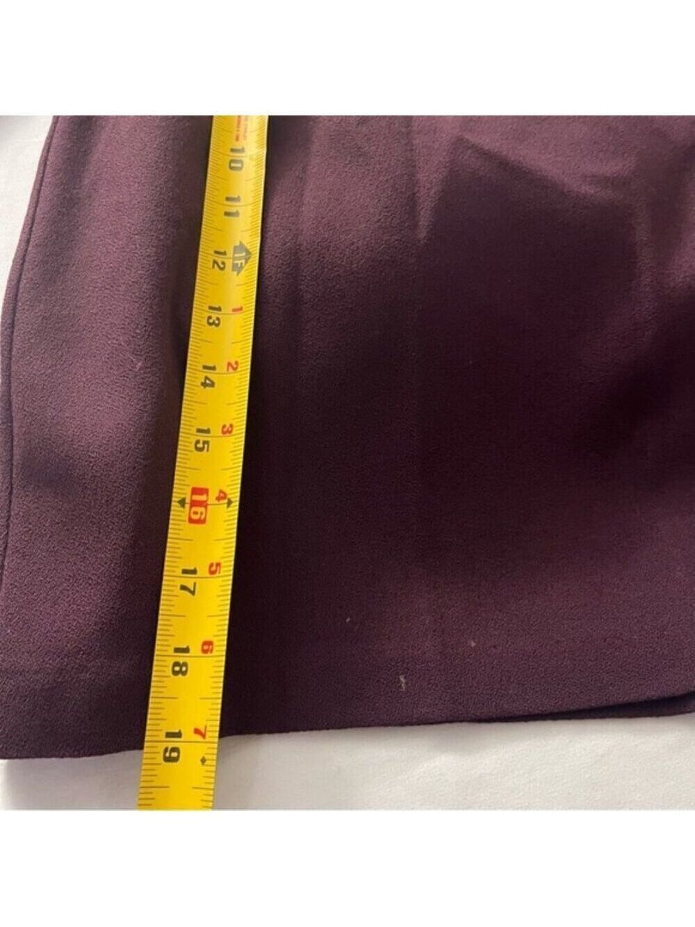 Beechers Brook Wool Skirt Suit Burgundy Size 10 Made in Canada - Picture 7 of 10